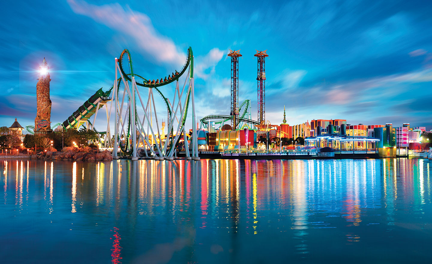 Islands of Adventure lagoon