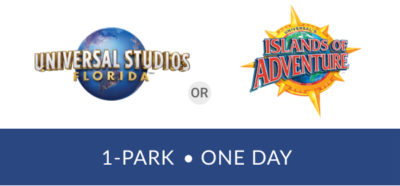 1-Park 1-Day Base Dated Ticket Adult