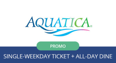 Aquatica Orlando Single Weekday + All-Day Dining